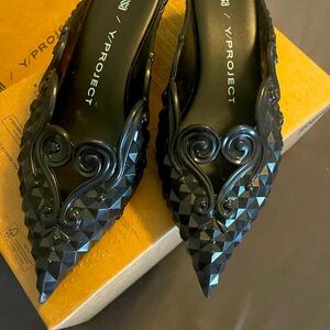 Y/Project “Melissa” Transp Black womens shoes